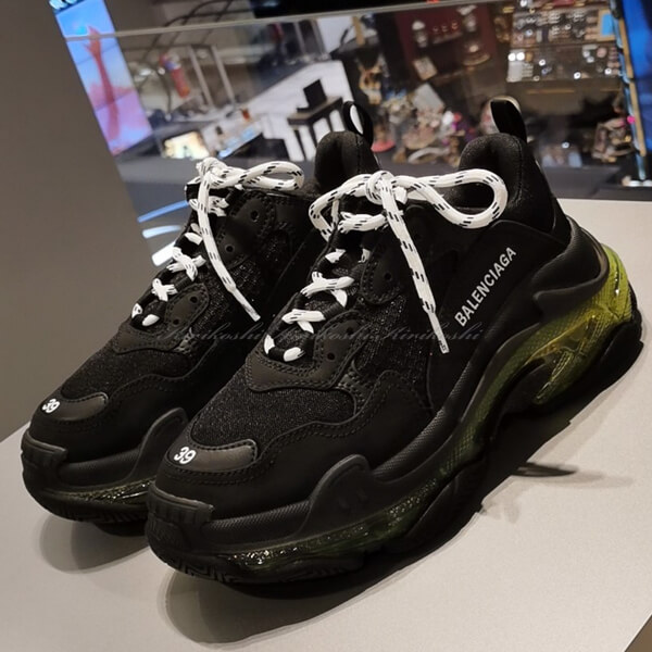 最新作◆バレンシアガ スニーカー コピー TRIPLE S◆ Black 541624W09ON1047